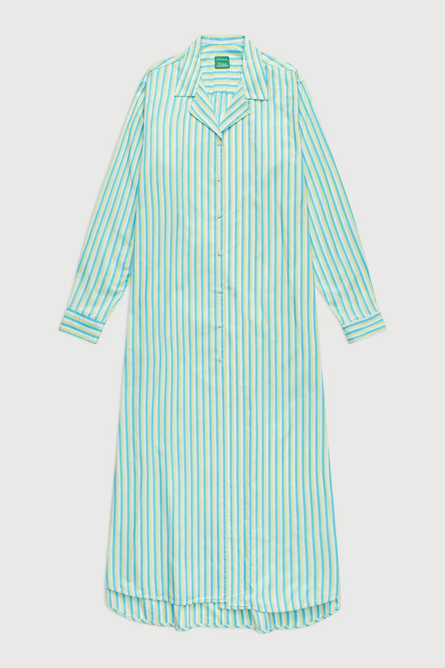 The Notched Collar Shirtdress, Coppola Stripes